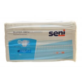 Подгузники для взрослых SUPER SENI Medium 30шт CLASSIC 75-110 см