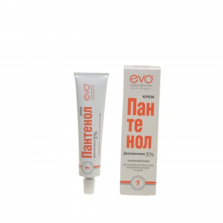 Крем EVO Восстанавливающий для очень сухой и раздраженной кожи Пантенол Декспантенол 5% 46мл