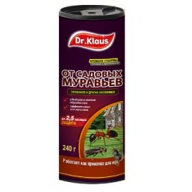 Инсектицид DR.KLAUS Гранулы от муравьев, тараканов и др.насек. 240г