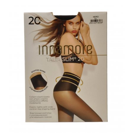 Колготки INNAMORE Talia Slim 20 р.4 Nero/Черный утягивающ.пояс