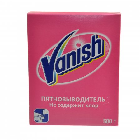Пятновыводитель VANISH сухой для цветных и белых тканей не содержит хлор, порошкообраз. 500г