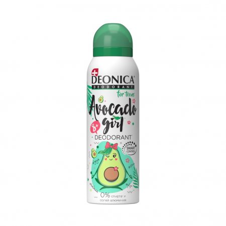 Дезодорант DEONICA For Teens женский Спрей Avocado Girl 125мл