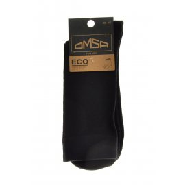 Носки OMSA ECO мужские 403 р.45-47 Nero гладь