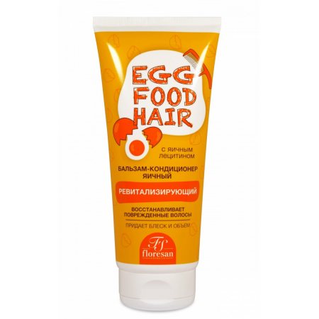 Бальзам-кондиционер EGG FOOD HAIR Яичный Рвитализирующий, восстан.поврежден. 200мл