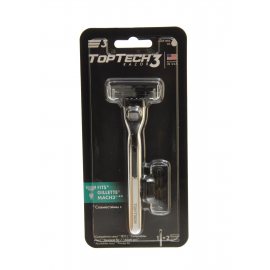 Станок бритвенный TopTech Razor 3 1шт 2кас 3лезвия, совместим с Gillette Mach3