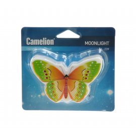 Ночник CAMELION светильник, с выключ, LED NL-239 Бабочка светод