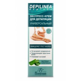 Экспресс-крем для депиляции ФЛОРЕСАН Depilinea Универсальный Express экстр.алоэ вера 100мл