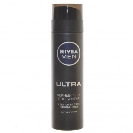 Гель для бритья NIVEA Men Ultra Черный 200мл