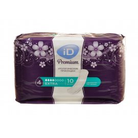 Прокладки iD Premium урологические 10шт Extra N4