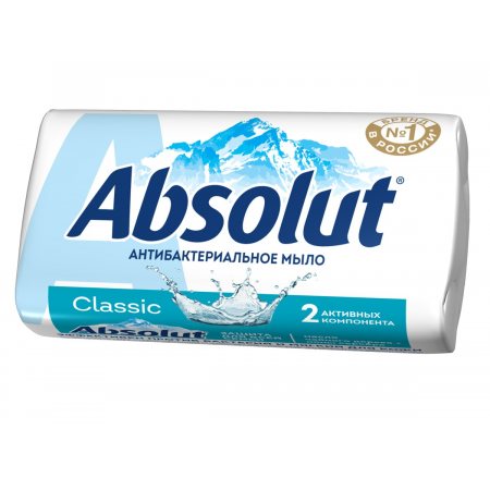 Мыло туалетное ABSOLUT Classic ABS Антибактериальное, освежающее 90г