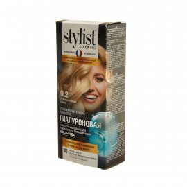 Крем-краска для волос STYLIST COLOR PRO стойкая тон 9.2 перламутровый блонд Гиалуроновая серия 115мл